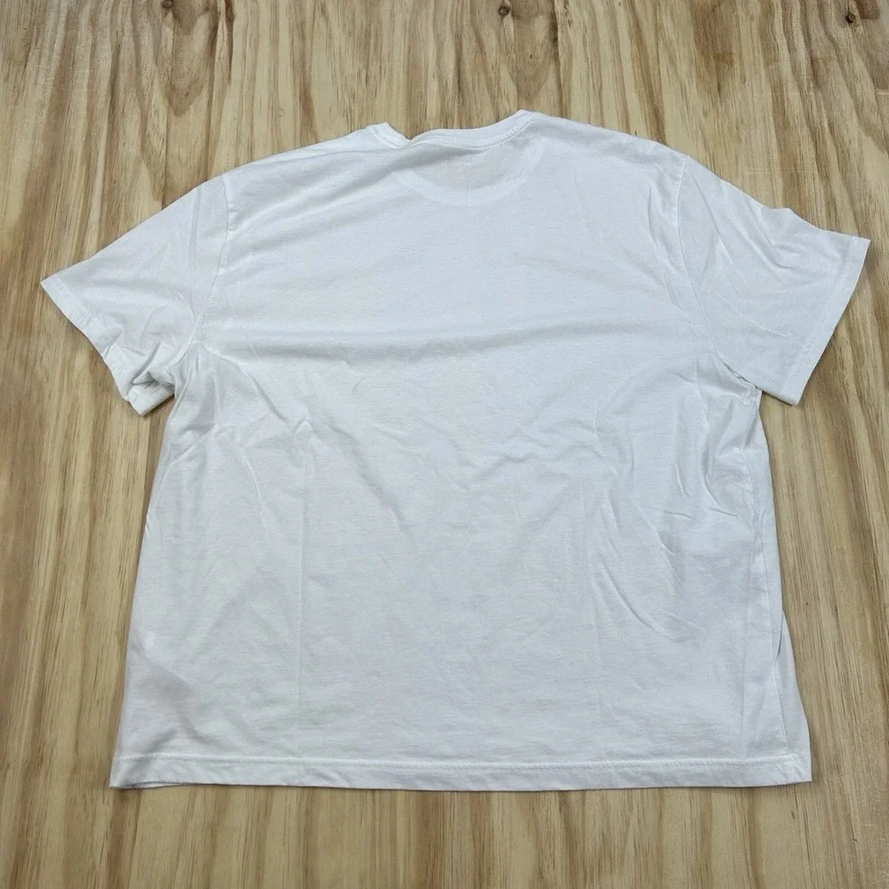 Banana Republic Men's 2XL White Premium Wash T Shirt Short Sleeve Casual